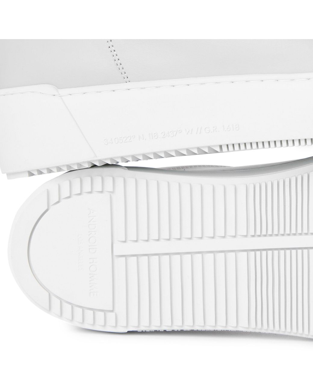 Android Homme White Zuma Low-Top Trainers for men