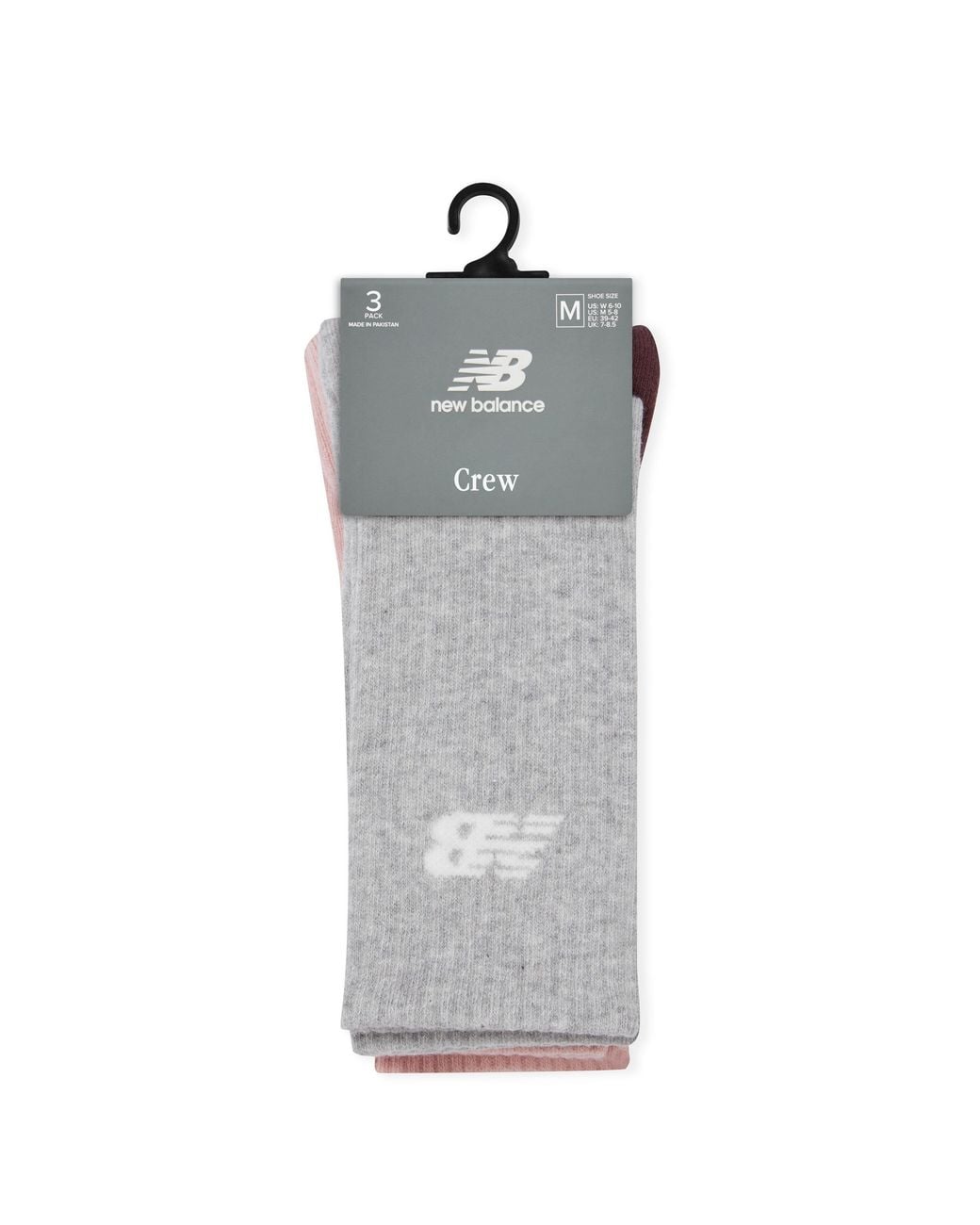 New Balance Multicolor Everyday Crew Socks 3-Pack Adults