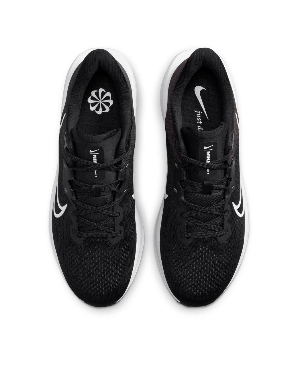 Nike Black Quest 6 Road Running Shoes for men