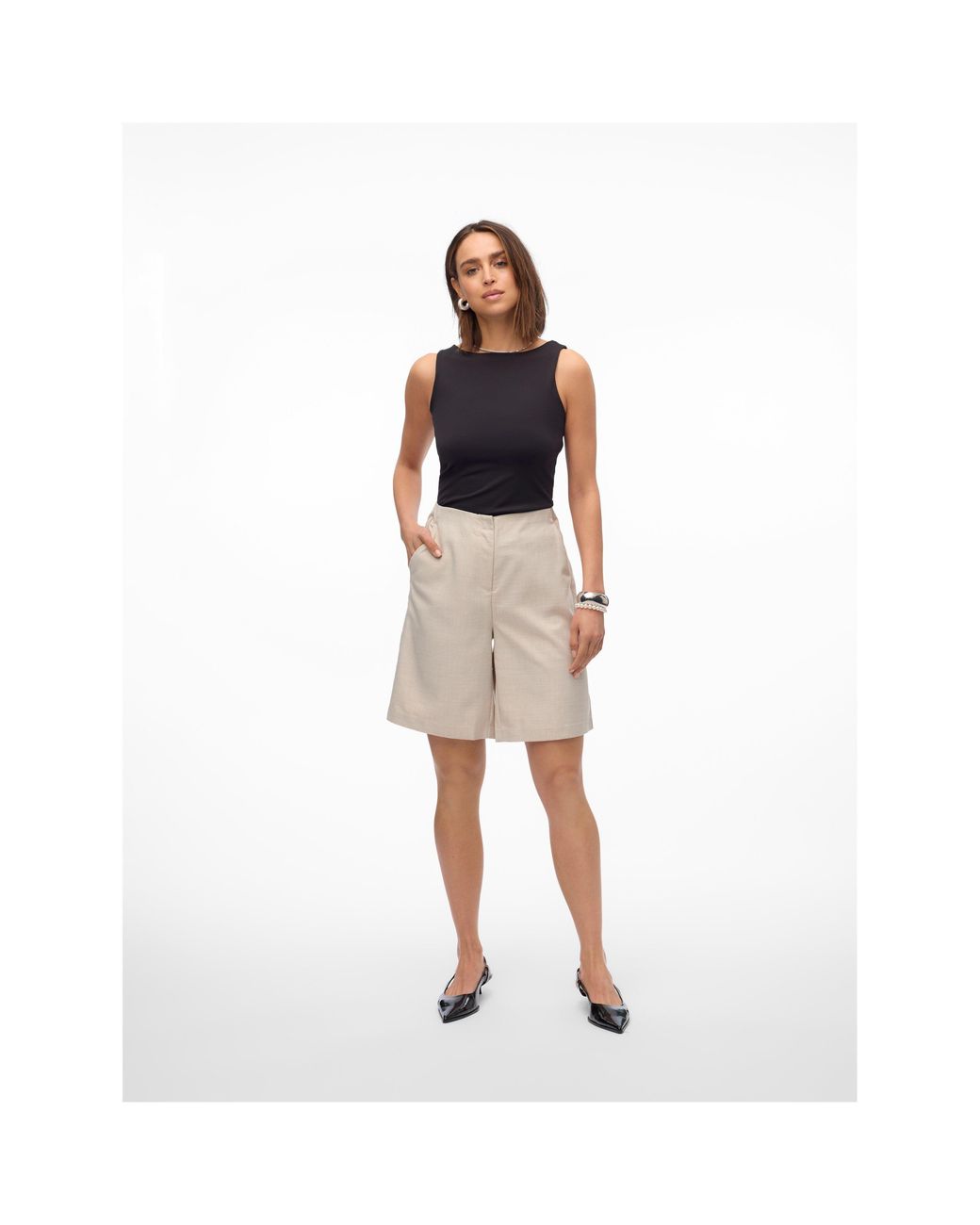 Vero Moda Multicolor Nancy Bermuda Shorts