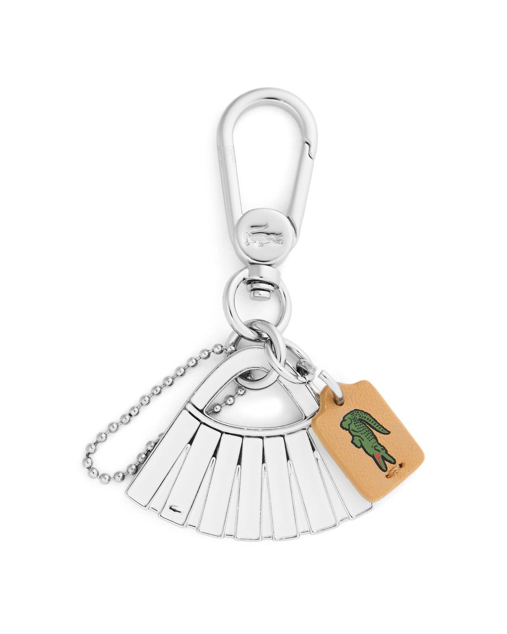 Lacoste Metallic Lenglen Metal Keyring