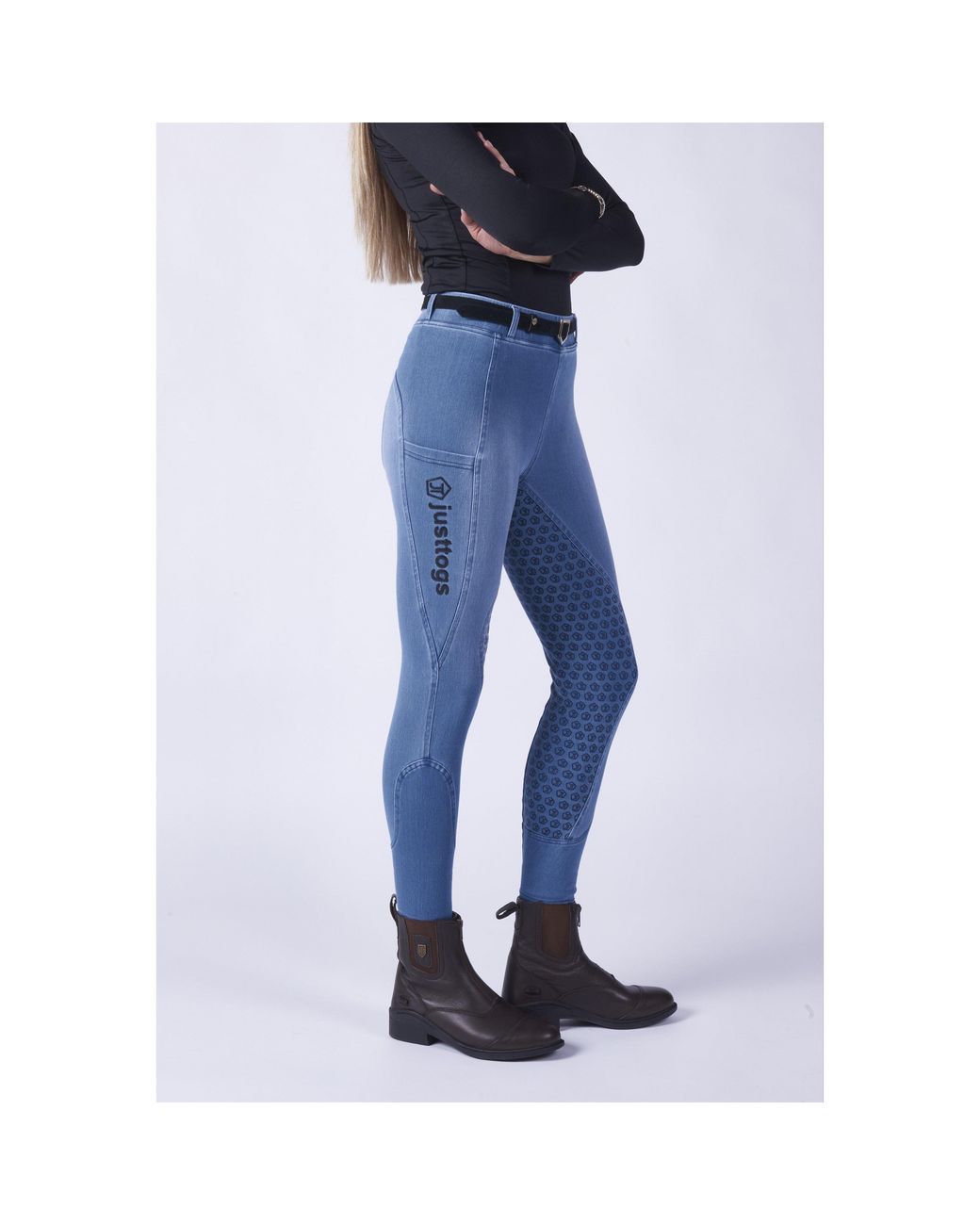 Just Togs Blue Jt Just Jeans Rider Tight