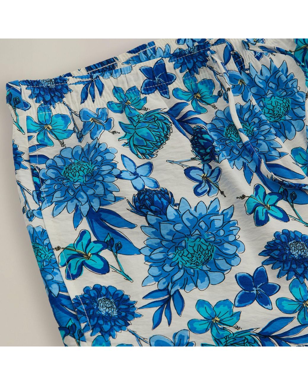 Regatta Blue Talamanca Linen Relaxed-Fit Trousers
