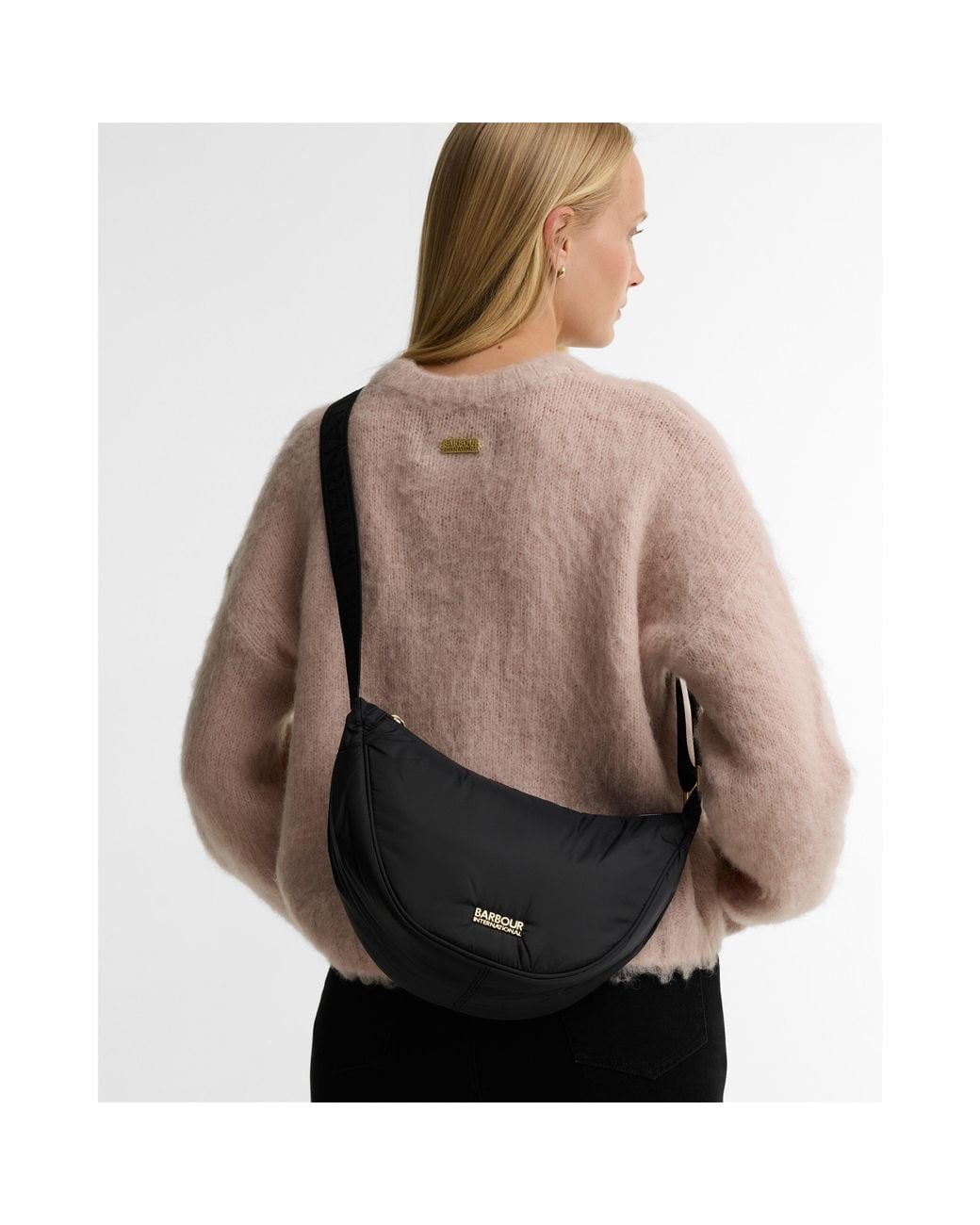 Barbour Black Monaco Sling Bag