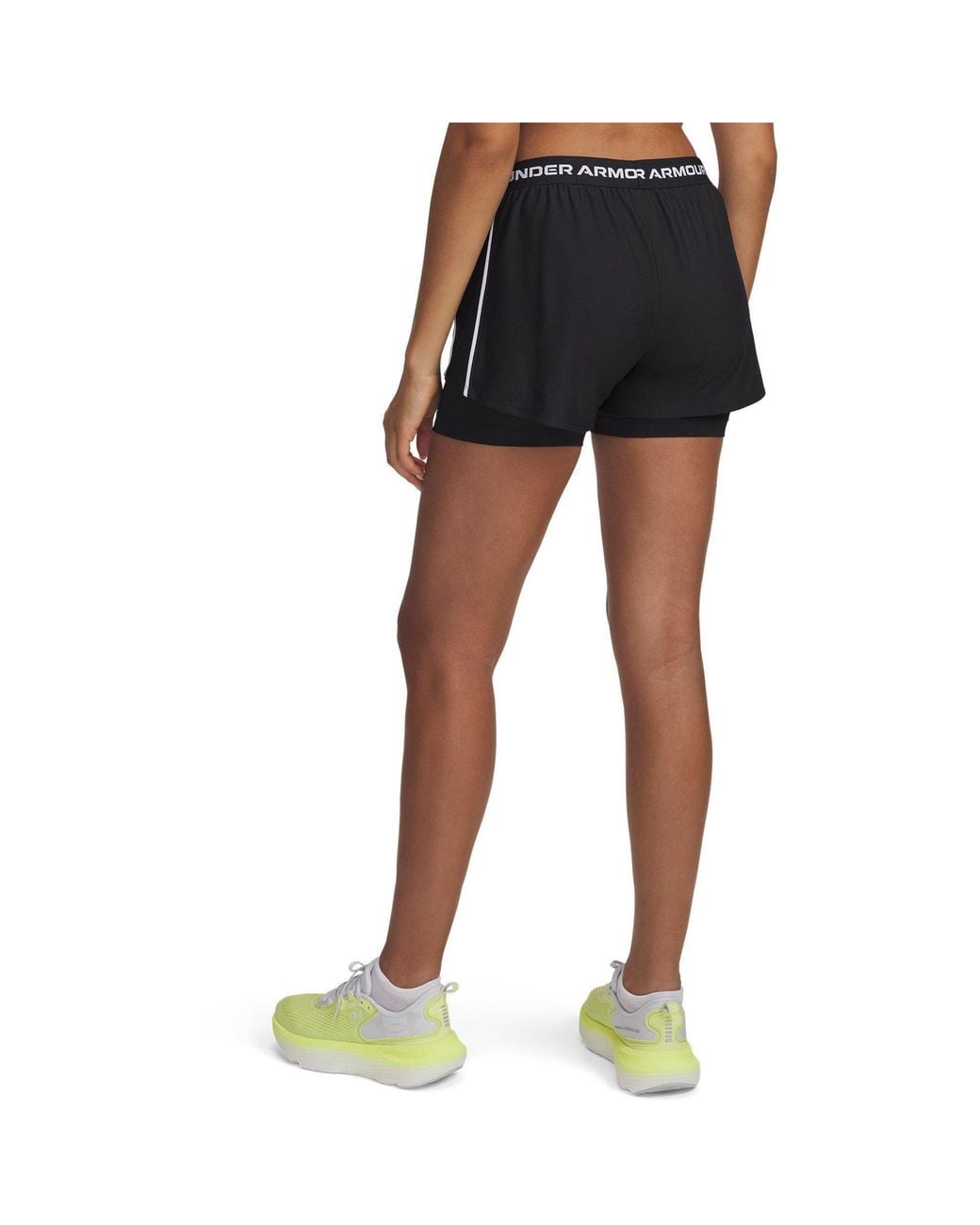 Under Armour Black Tech Play Up 2-In-1 Shorts