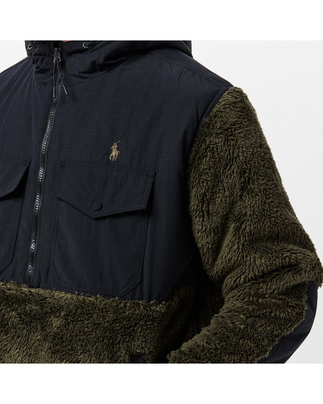 Polo Ralph Lauren Green Hipile Full-Zip Fleece for men