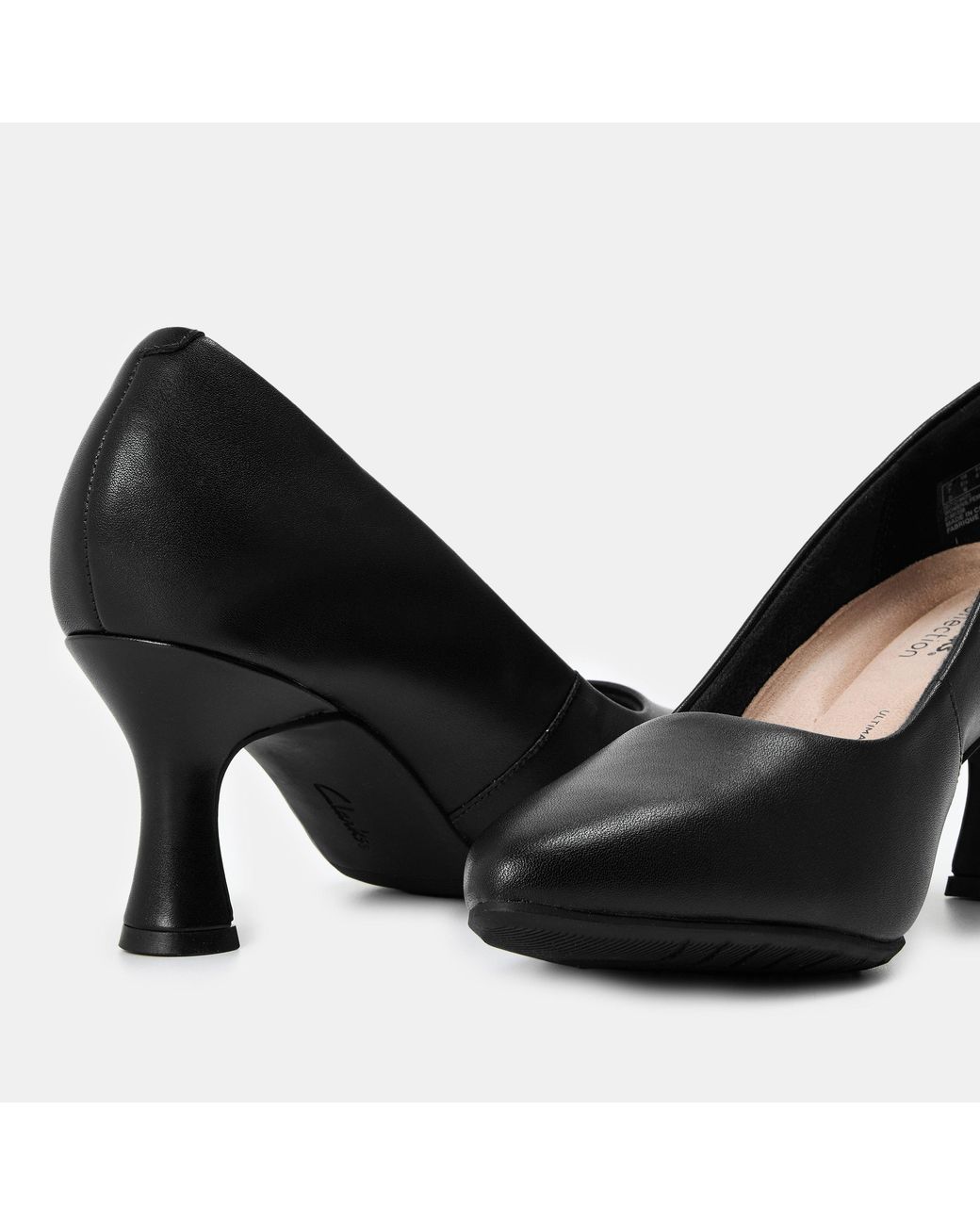 Clarks Black Kataleyna Gem Stiletto Court Shoes