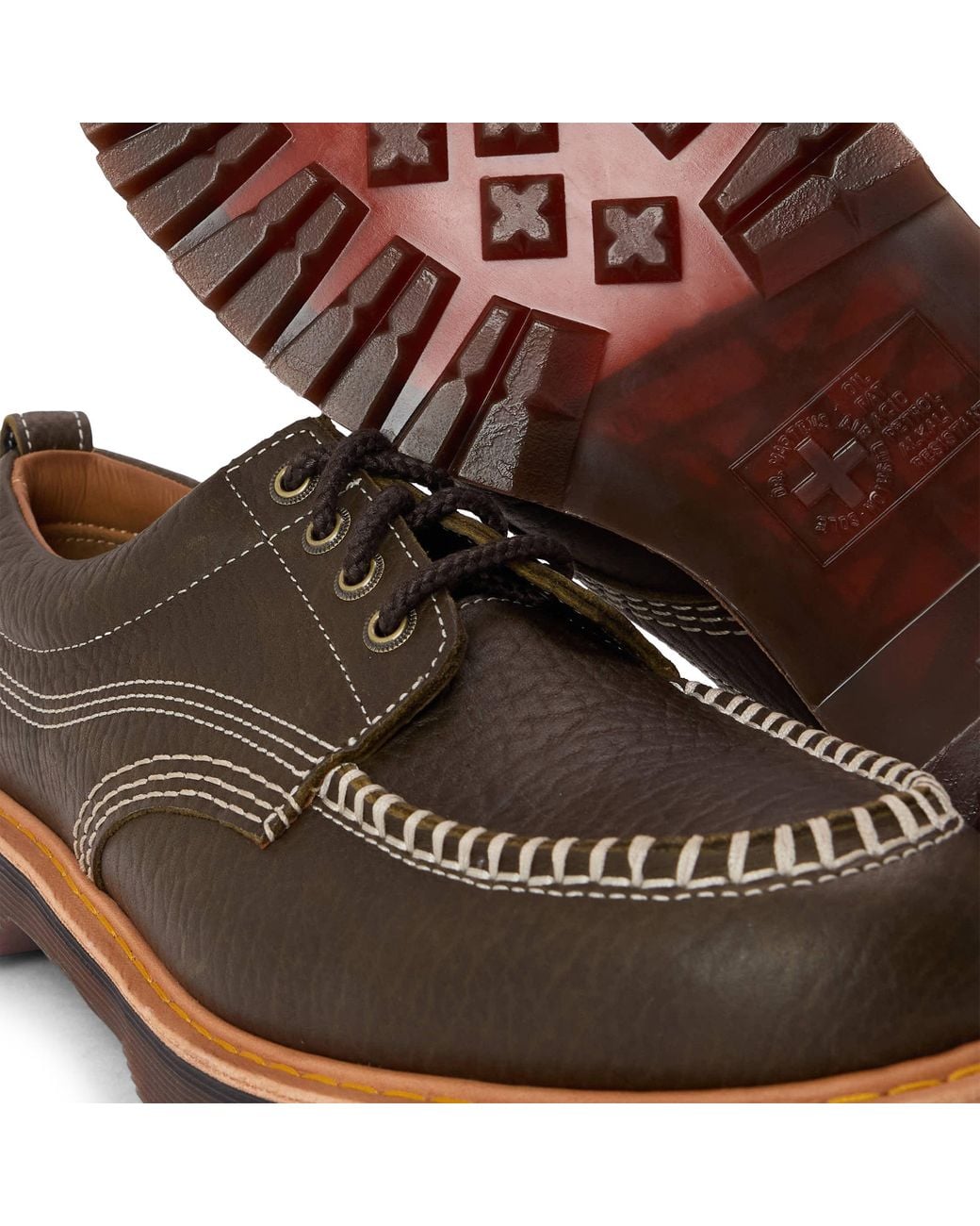 Dr. Martens Brown Derby Shoes for men