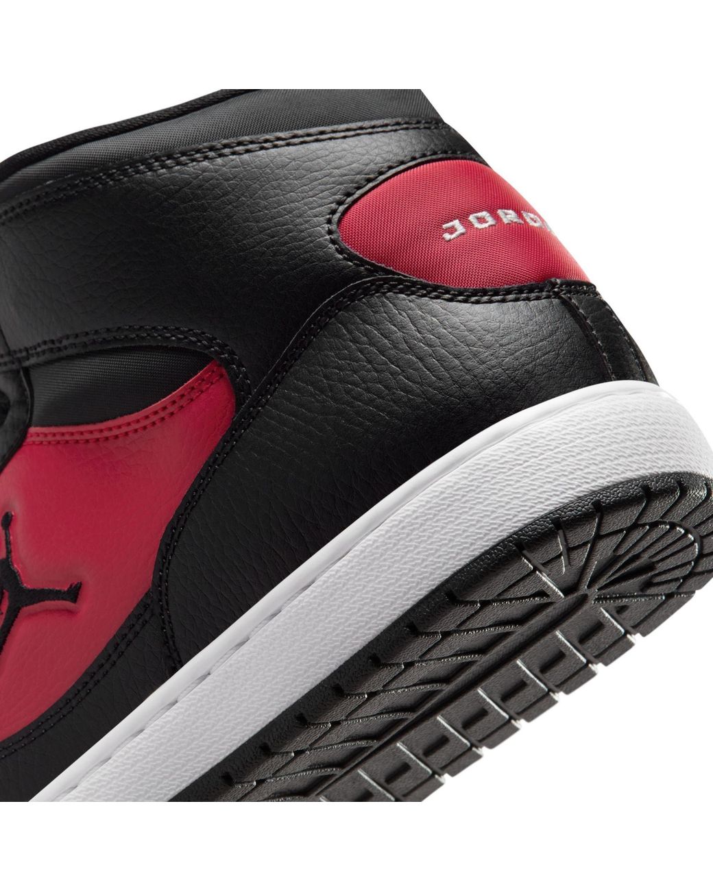 Nike Red Nike Court Connect Mid Trainers for men