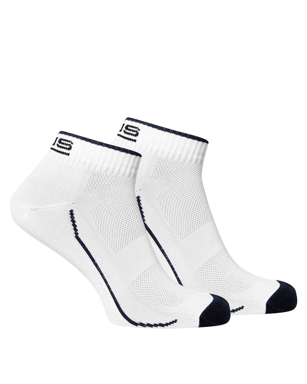 Sjeng Sports White Kea 2Pk Tennis Crew Socks