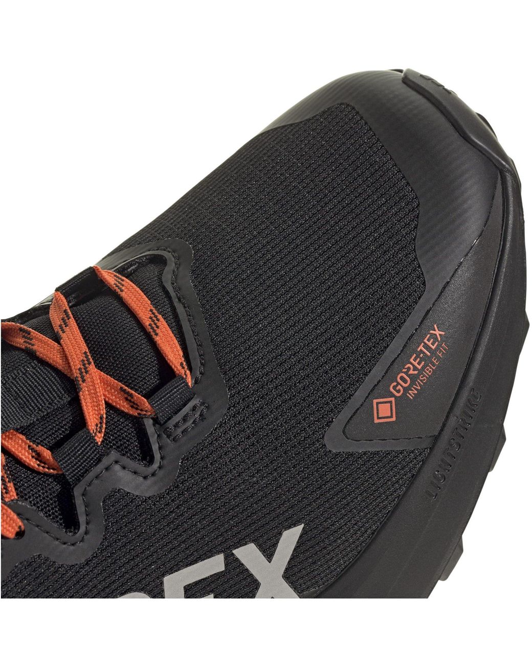 Adidas Blue Agravic Gore-Tex Trail Running Shoes for men
