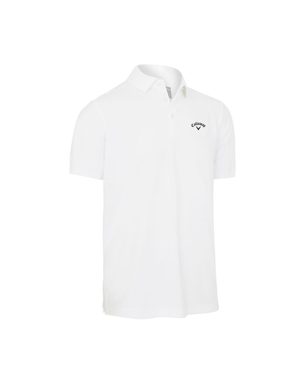 Callaway Apparel White Golf Tournament Short-Sleeve Performance Polo Shirt for men
