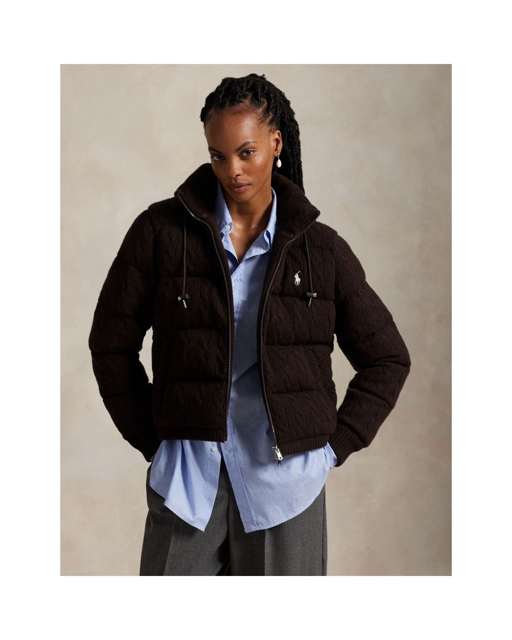 Polo Ralph Lauren Black Insulated Short Puffer Jacket