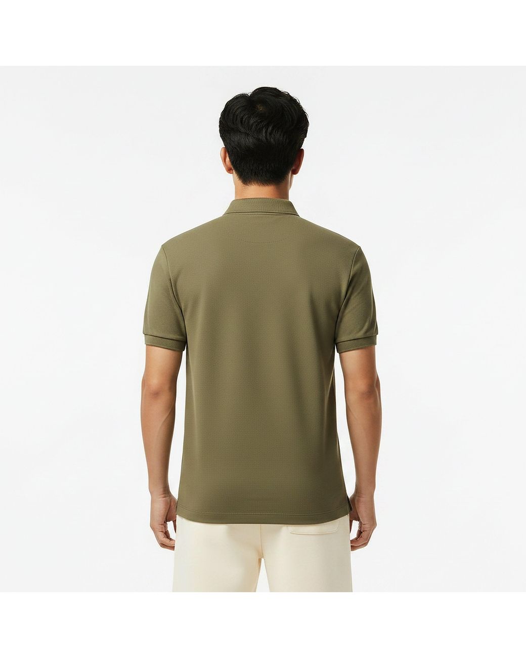 Lacoste Green Classic Short Sleeve Polo Shirt for men