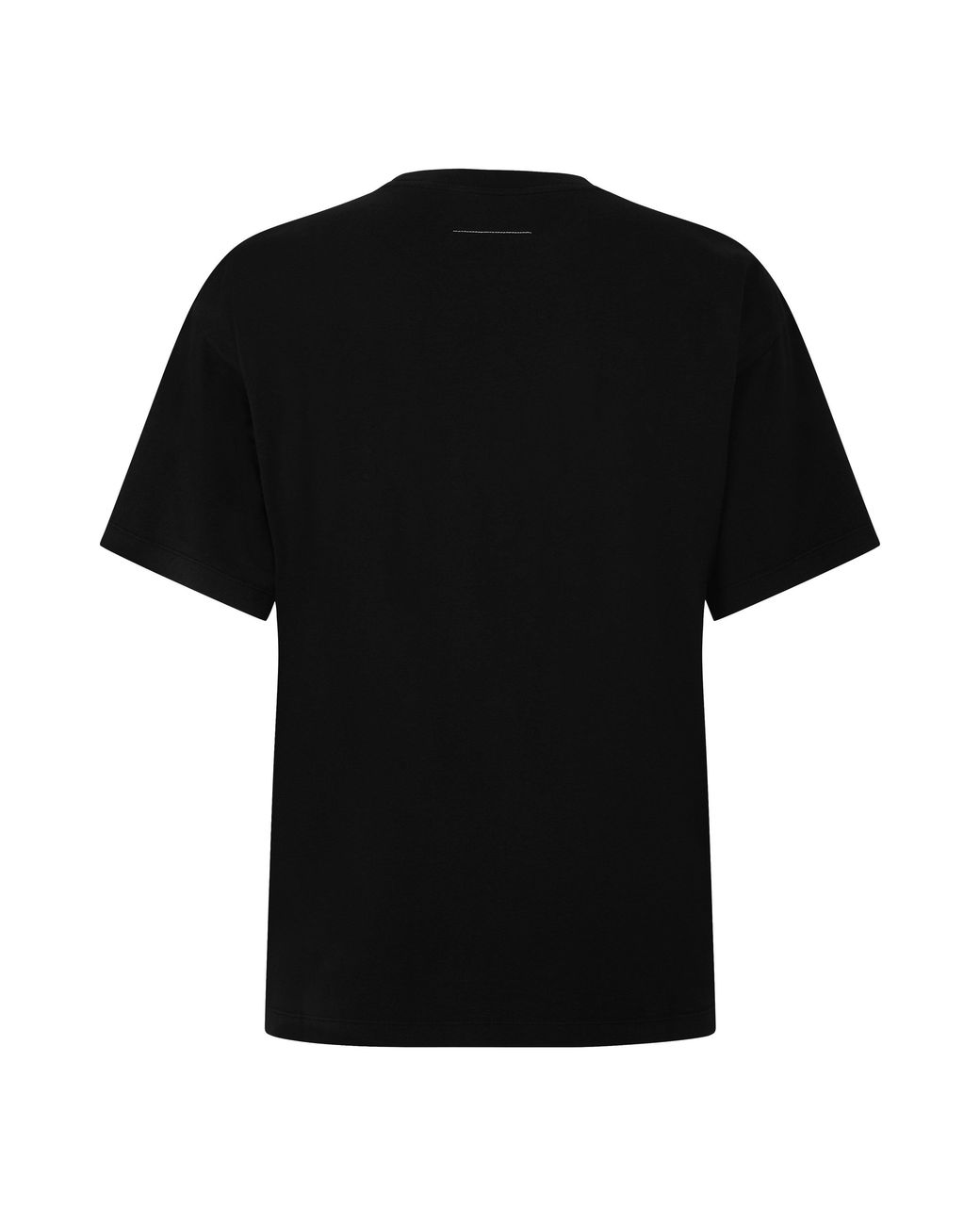 MM6 by Maison Margiela Black Signature Overdyed Tee for men