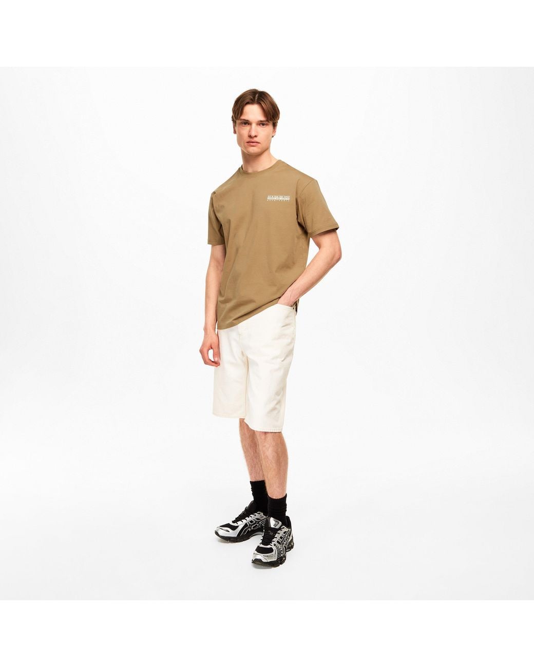 Napapijri Natural Graphic T-Shirt for men