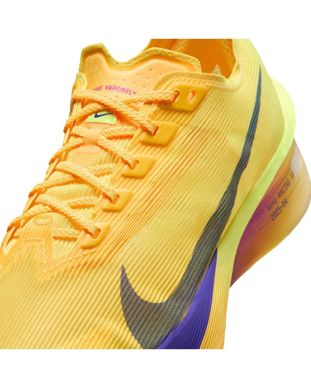 Nike Yellow Vaporfly 4 Road Racing Shoes