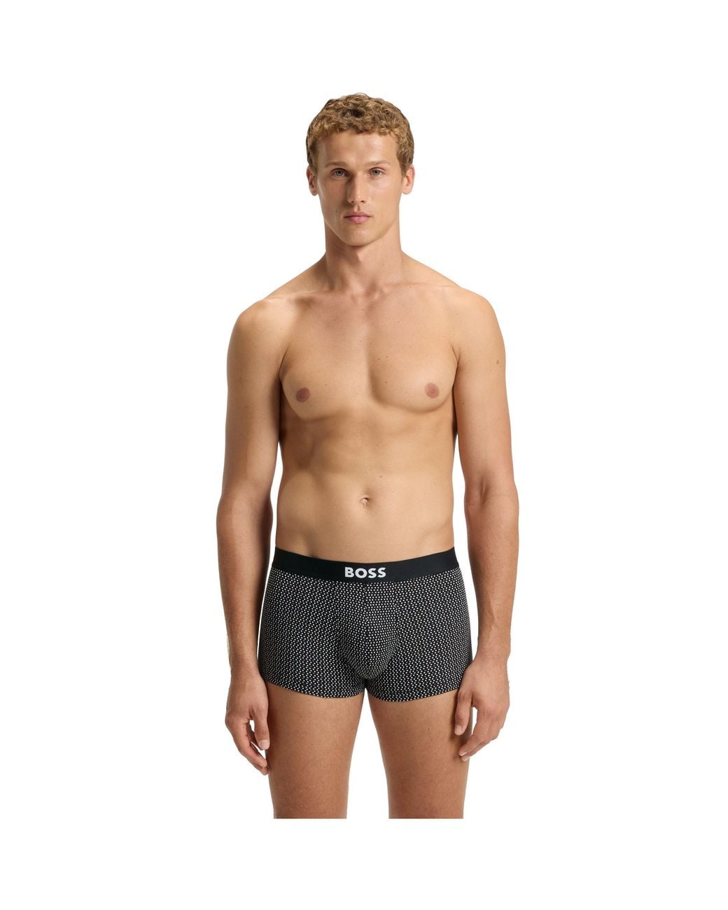 Boss Black 3 Pack Boxers With Logo Waistband for men