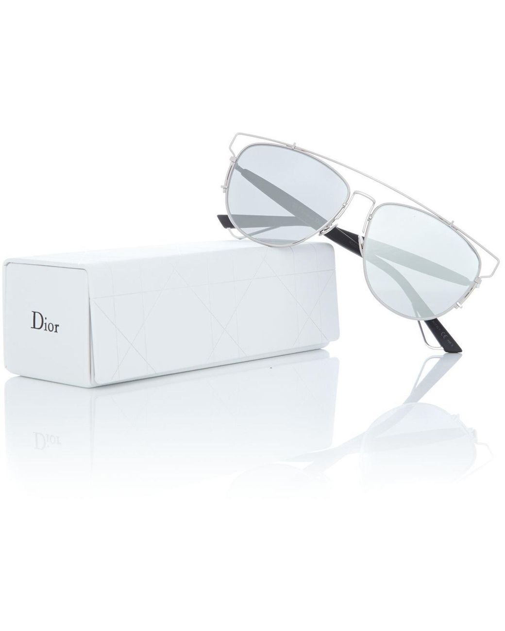 Dior Blue Cd Technologic Rectangle Sunglasses