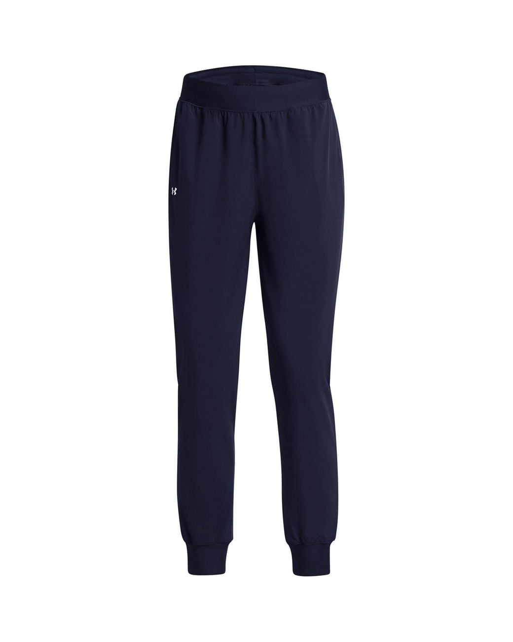 Under Armour Blue High Rise Woven Performance Tracksuit Bottom