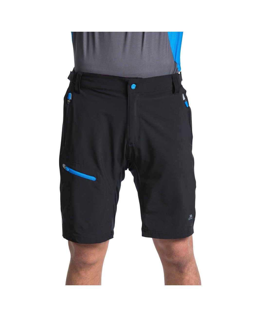 Trespass Black Malaki Walking Shorts for men