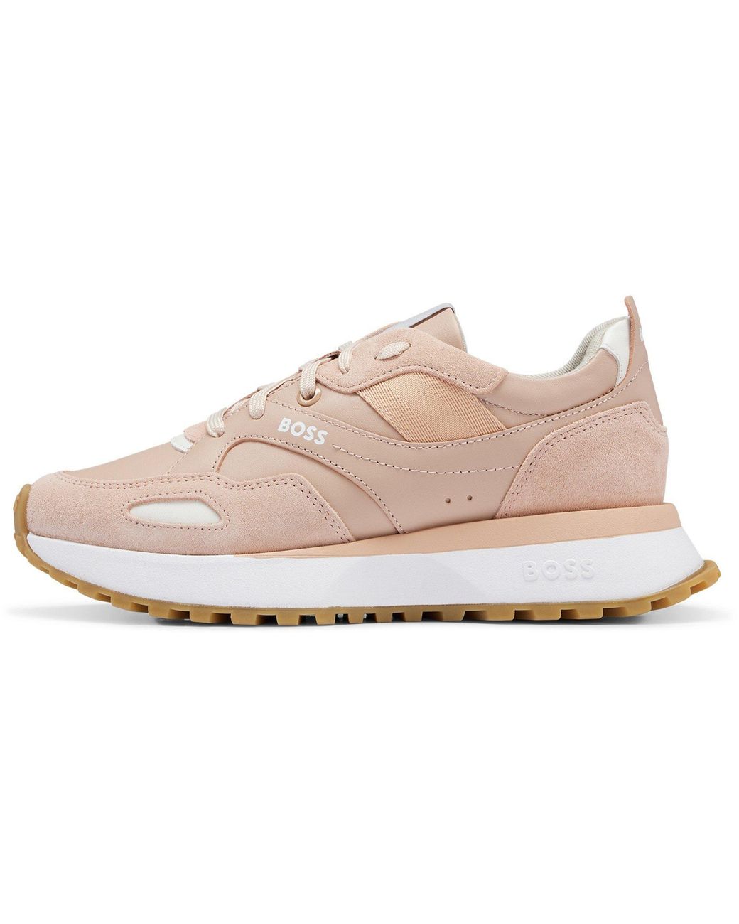 Boss Pink Jonah Runners Low-Top Trainers
