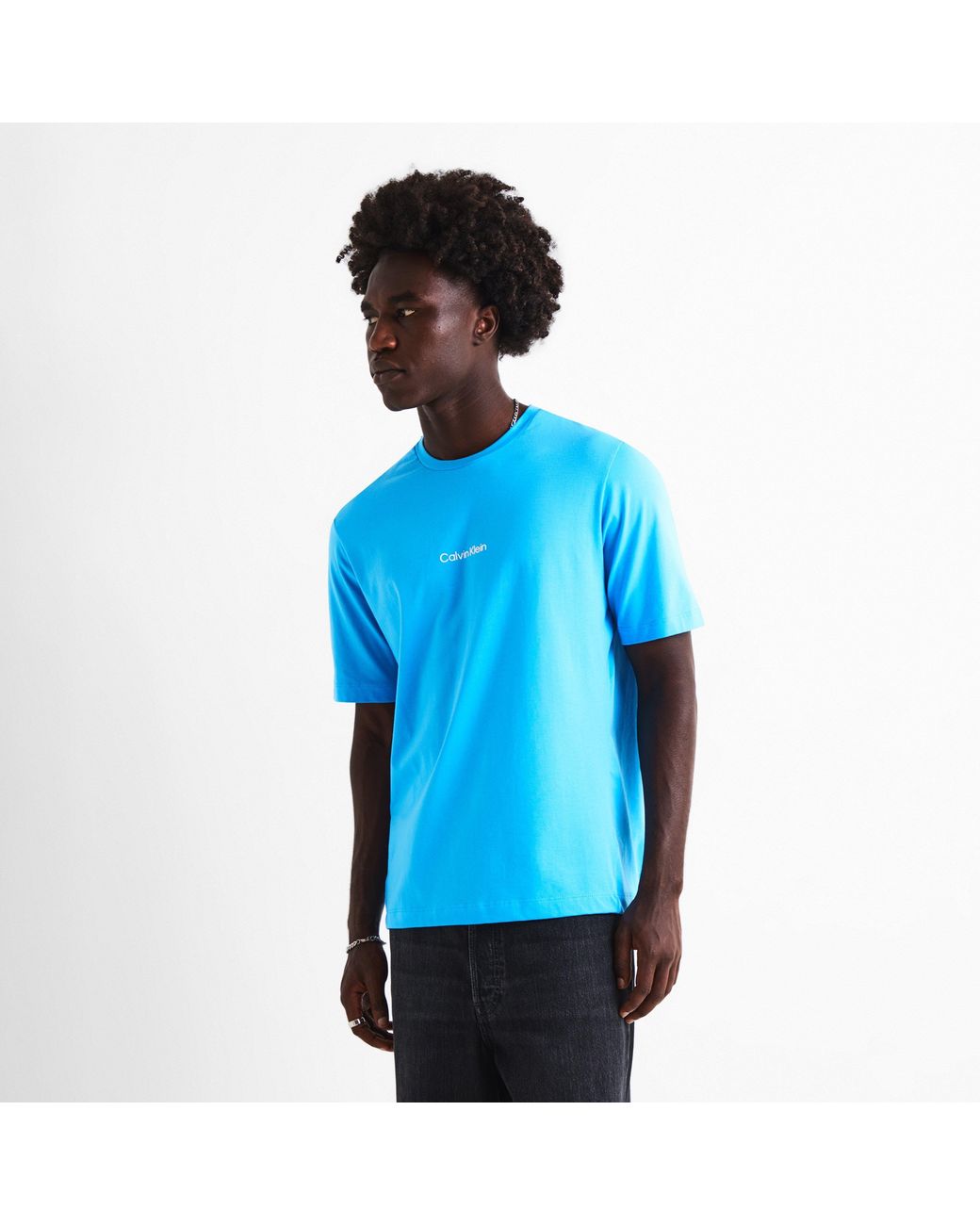 Calvin Klein Blue Logo T-Shirt for men