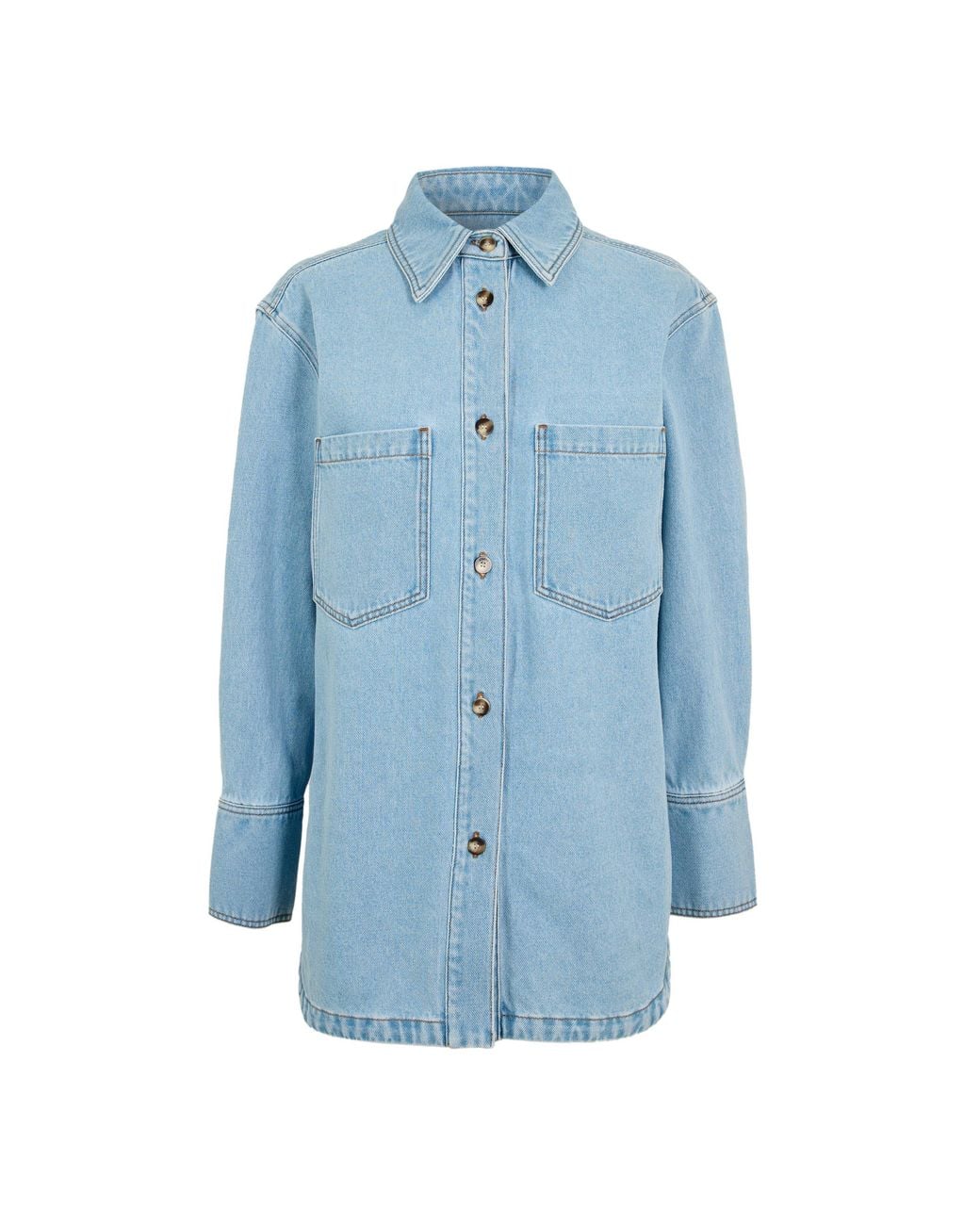 Joseph Blue Idar Long-Sleeve Oversized-Fit Denim Shirt