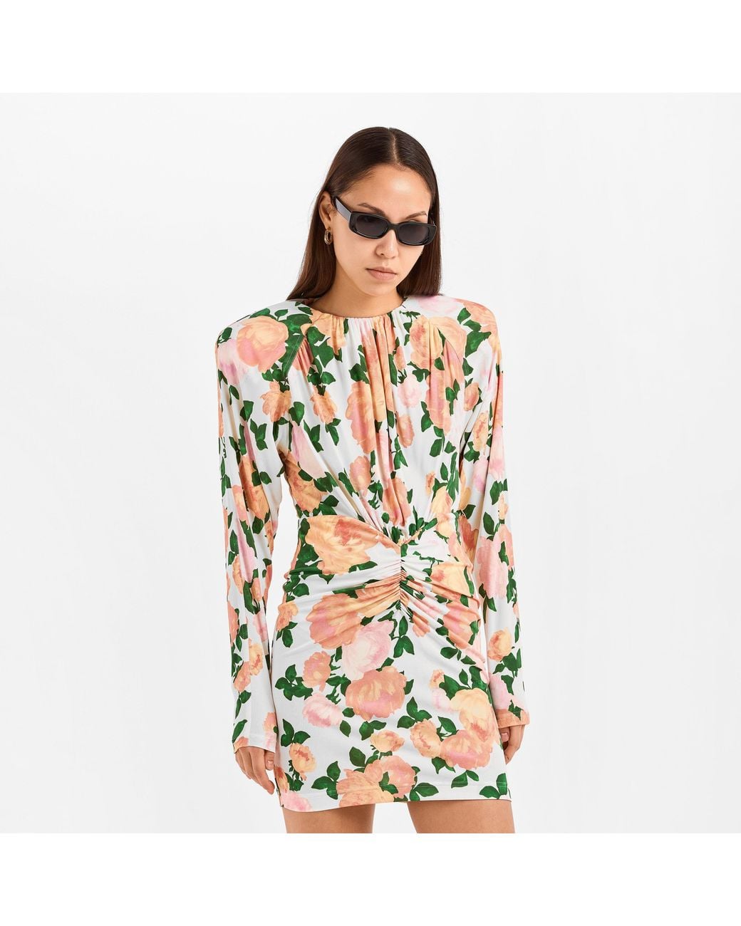 Stella McCartney Green Crepe Mini Dress