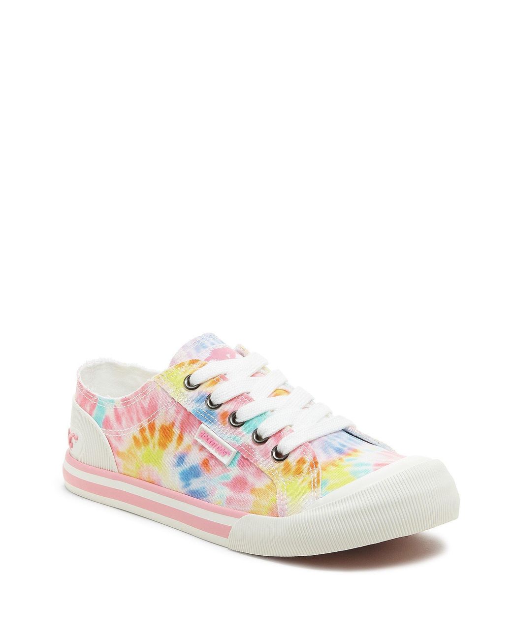 Rocket Dog Pink Jazzin Tucker Tie Dye Canvas Trainers