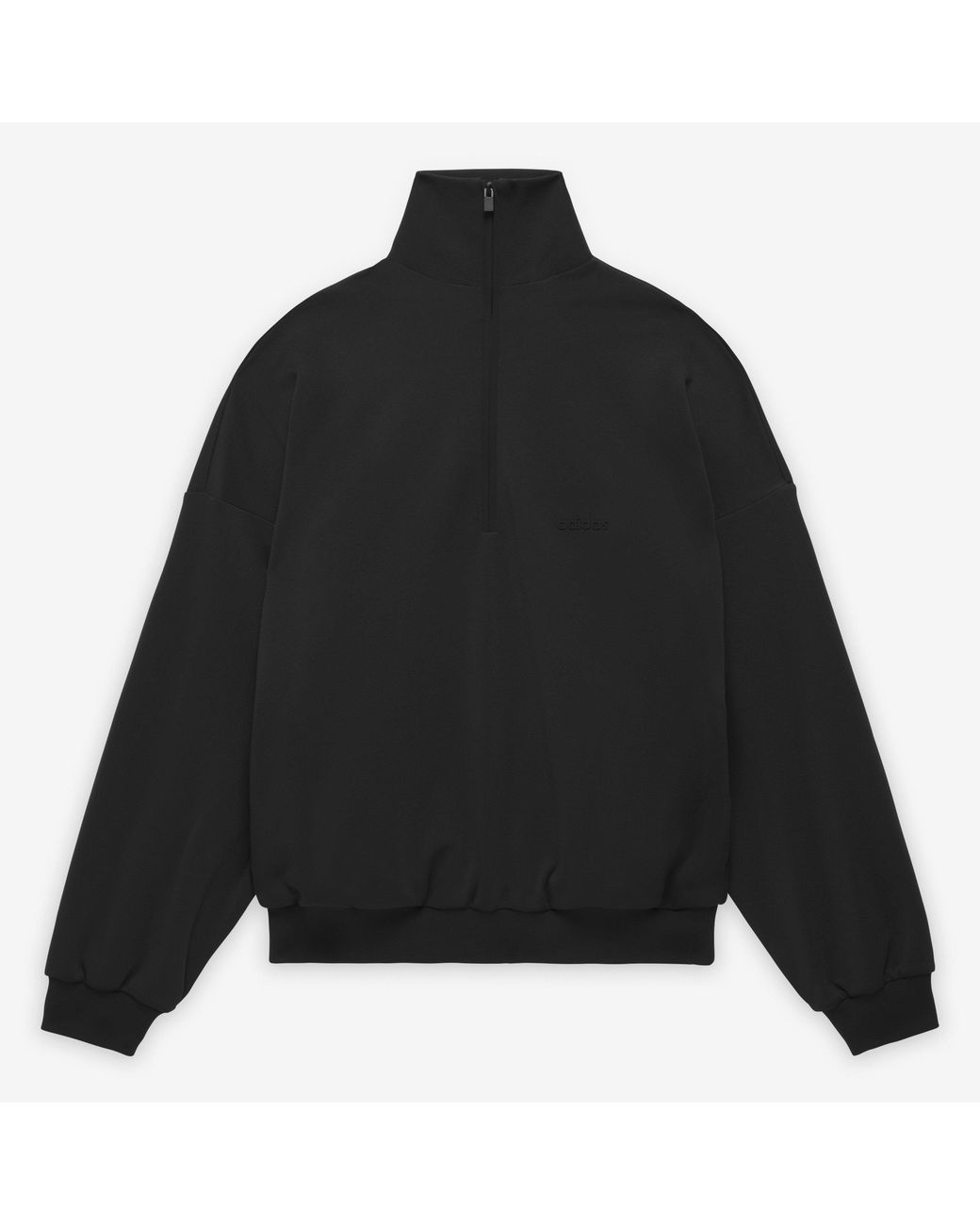 Adidas Black Half Zip Performance Joggers for men