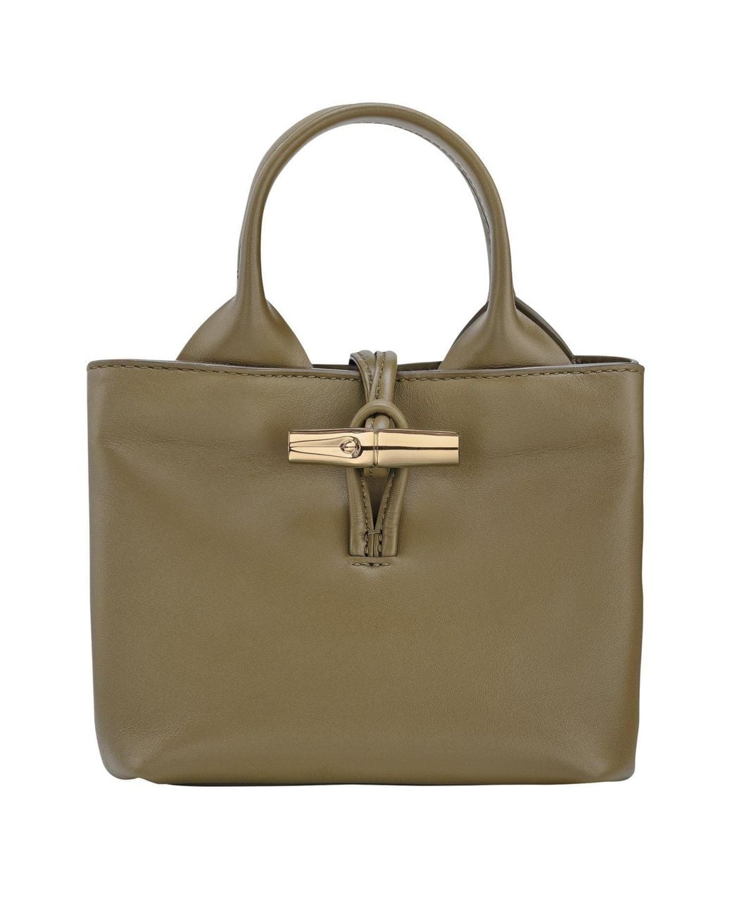 Longchamp Green Le Roseau Xs Handbag