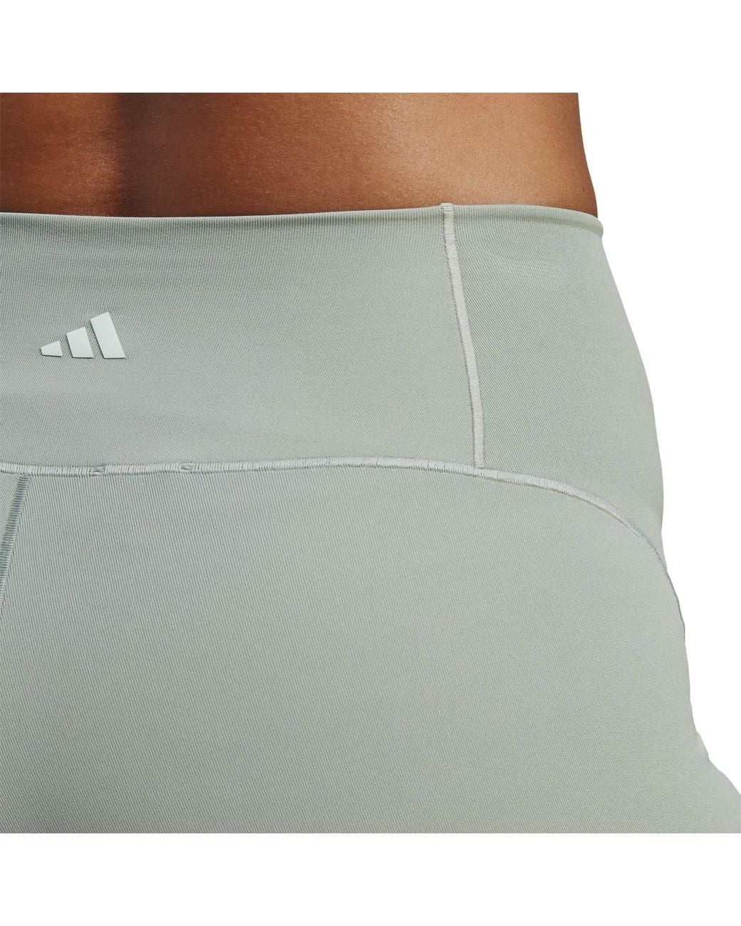 Adidas Green Studio Luxe 7/8 Leggings