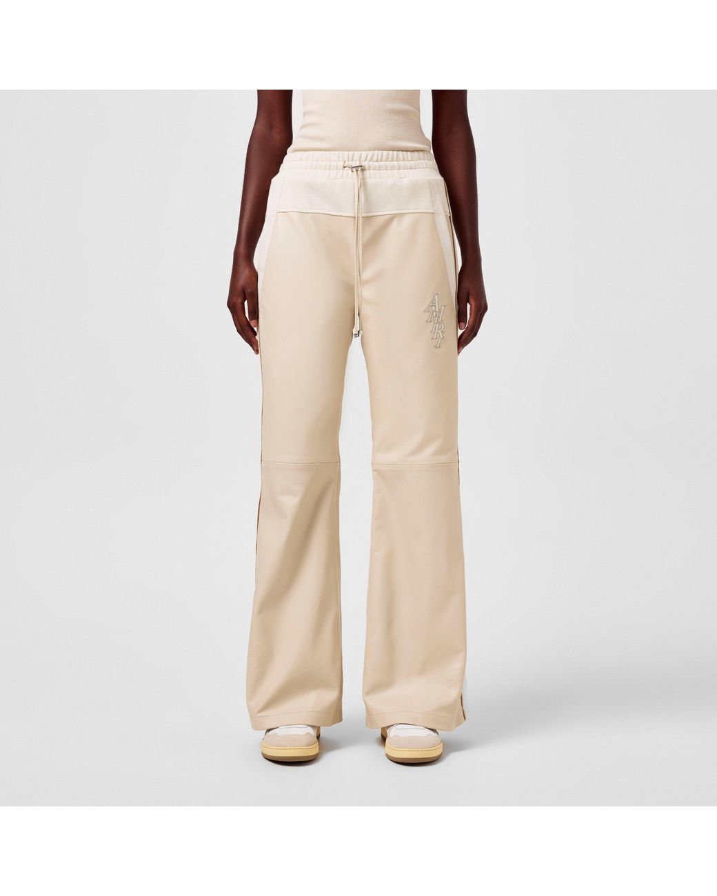 Amiri Natural Stacked Track Trousers