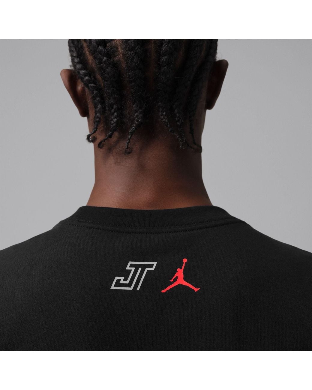 Nike Black Jordan Bball Tee Sn71 for men