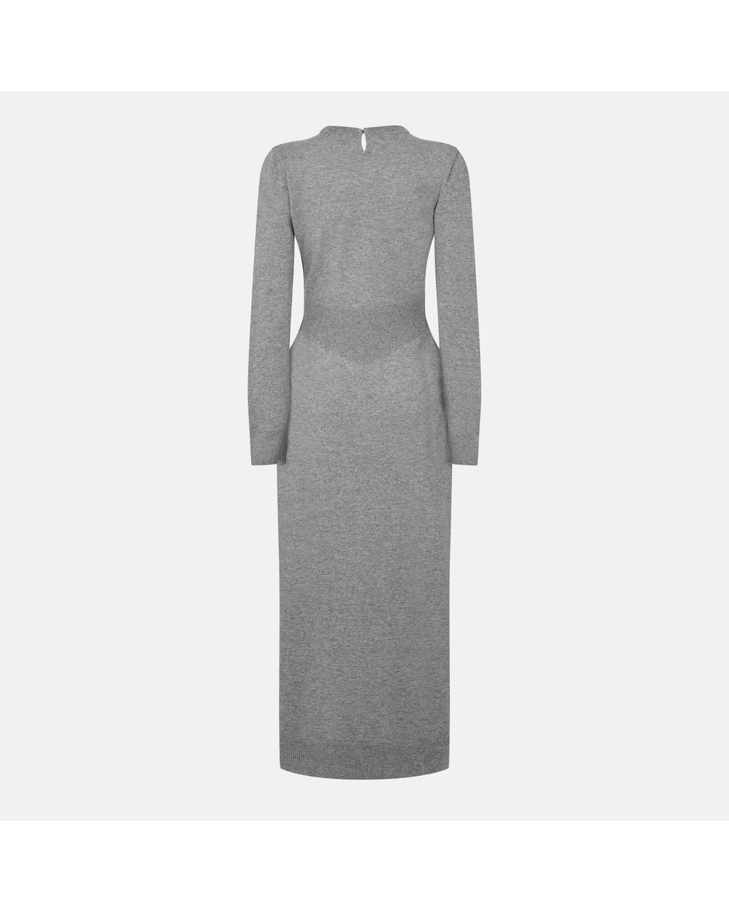 Givenchy Gray Cashmere Midi Jumper Dress