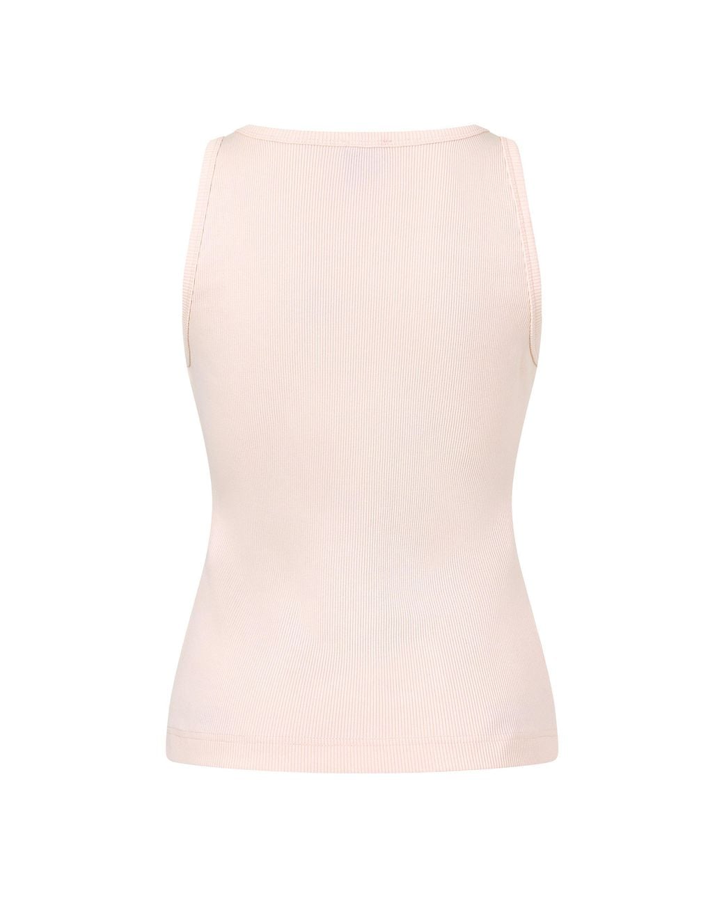 Casablanca Pink Cotton Ribbed Slim-Fit Racer-Back Vest