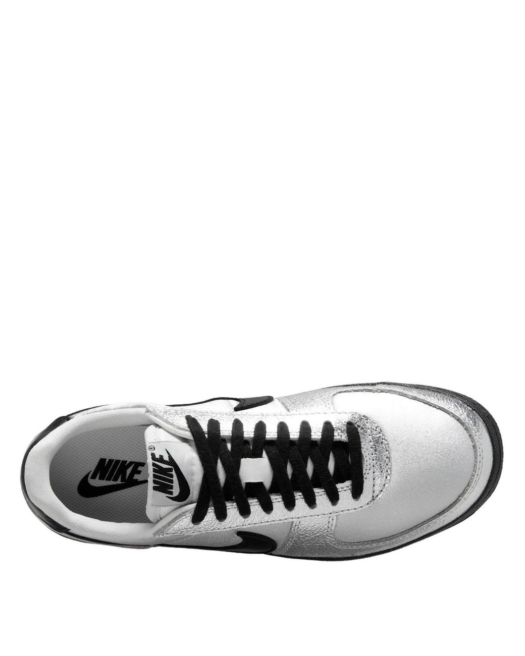 Nike Gray Field General Ld54 Leather Low-Top Trainers