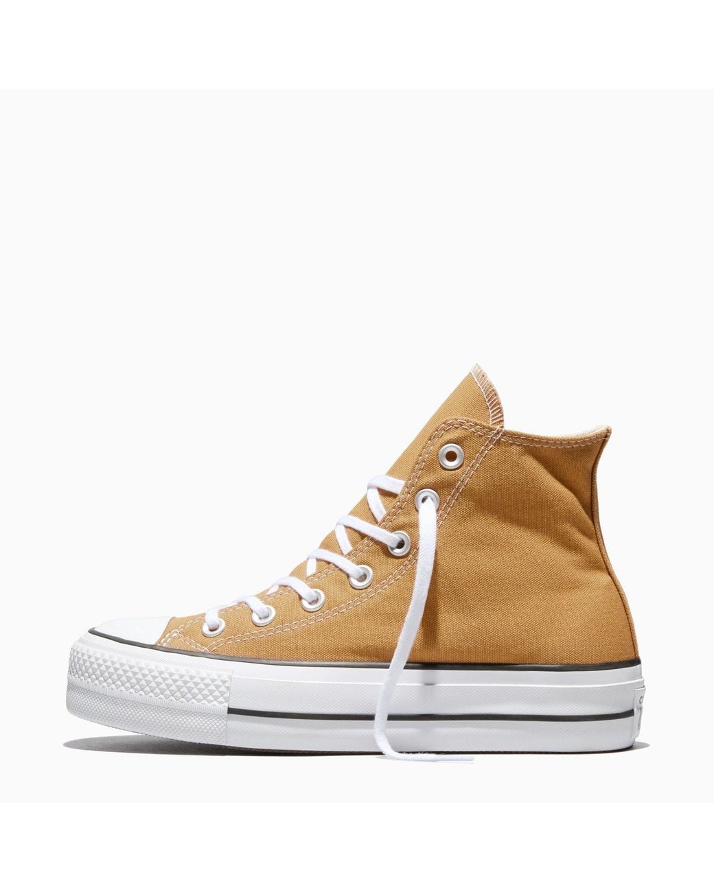 Converse Brown All Star Platform High Top Trainers