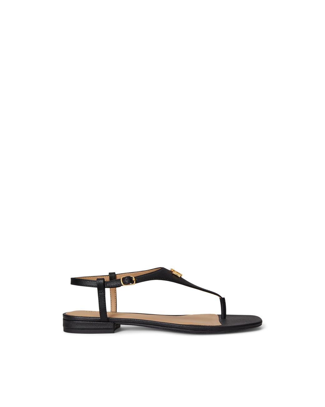 Ralph Lauren Brown Flat Sandals