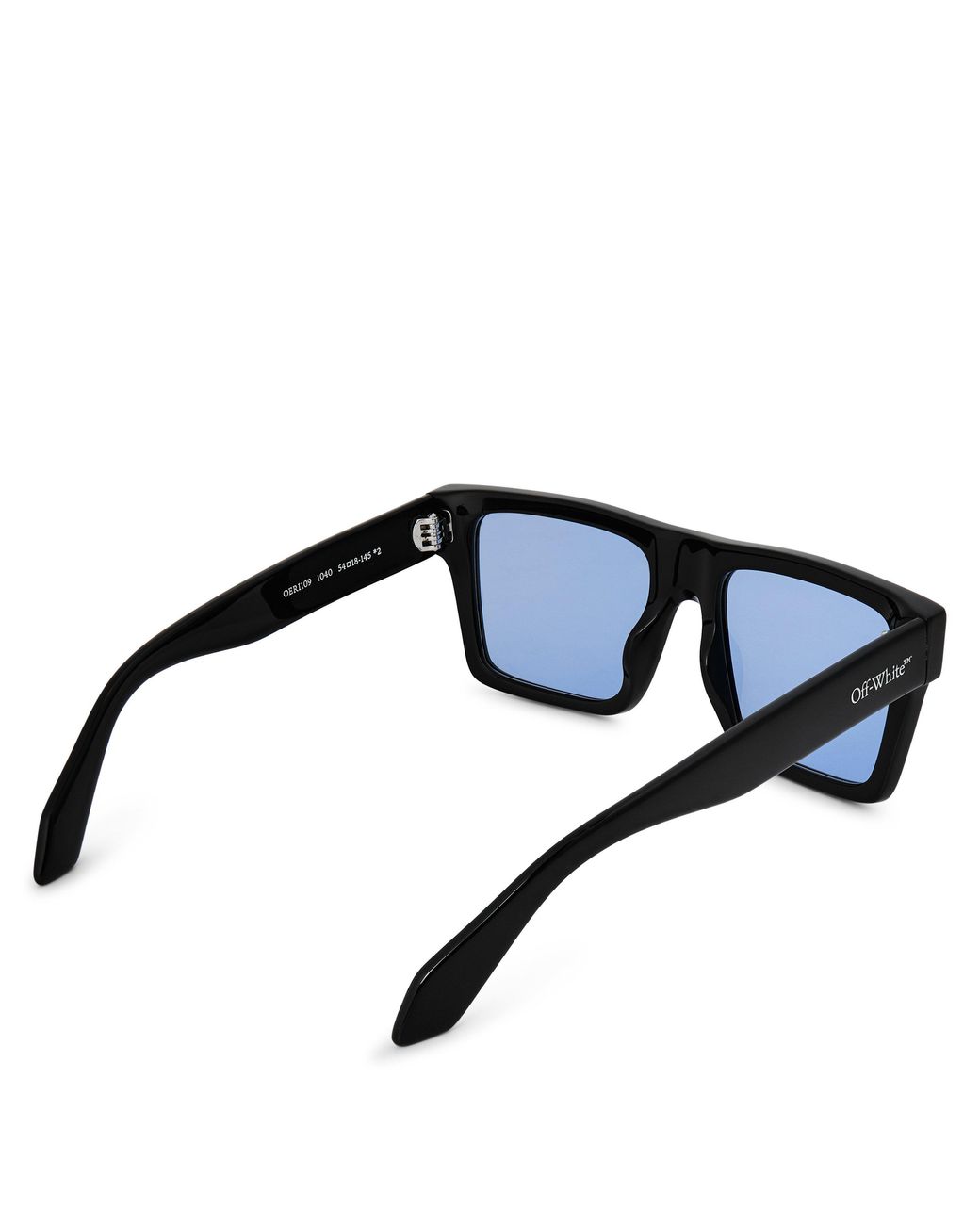 Off-White c/o Virgil Abloh Blue Uv Protection Round Sunglasses