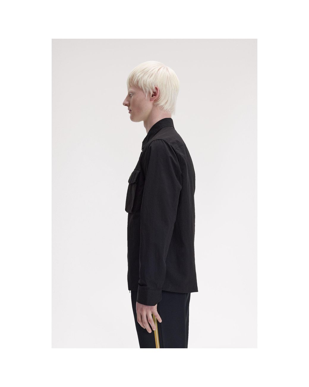 Fred Perry Blue Overshirt for men