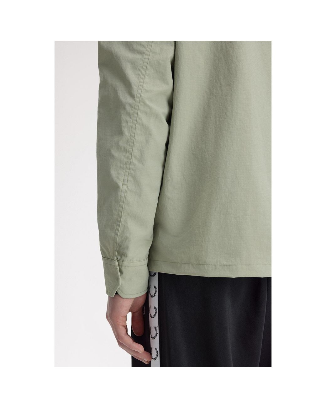 Fred Perry Green Overshirt for men