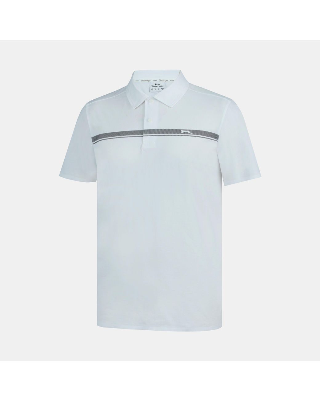 Slazenger 1881 Blue Slagenzer Golf Short Sleeve Performance Polo Shirt for men