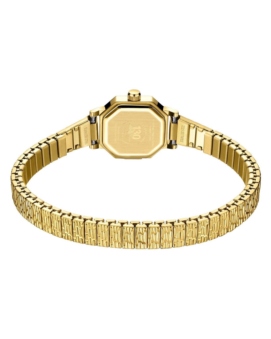 Rotary Metallic Ladies Heritage Octagonal Ss Expander Watch