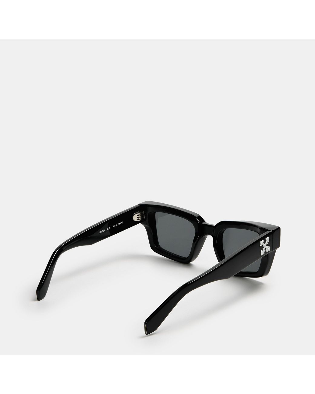 Off-White c/o Virgil Abloh Black Richardson Rectangle Sunglasses for men