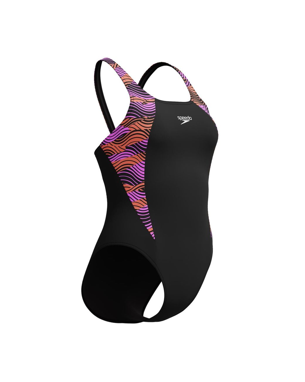 Speedo Black Hb Splice One Piece Swimsuit