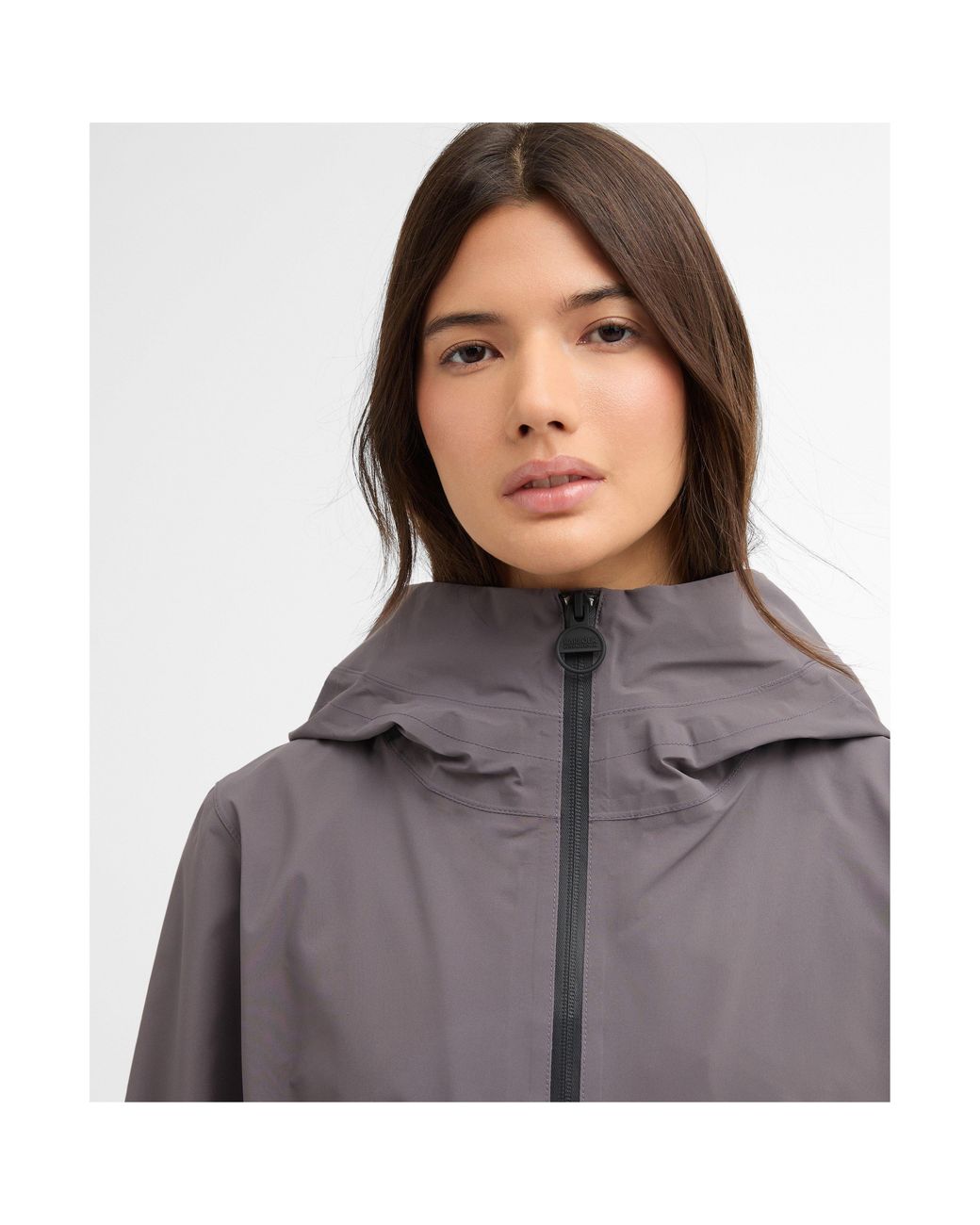 Barbour Gray Rain Anorak Jacket