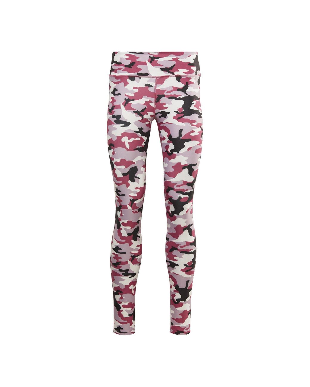 Reebok Red Lux Bold Camo Print Performance Gym Leggings