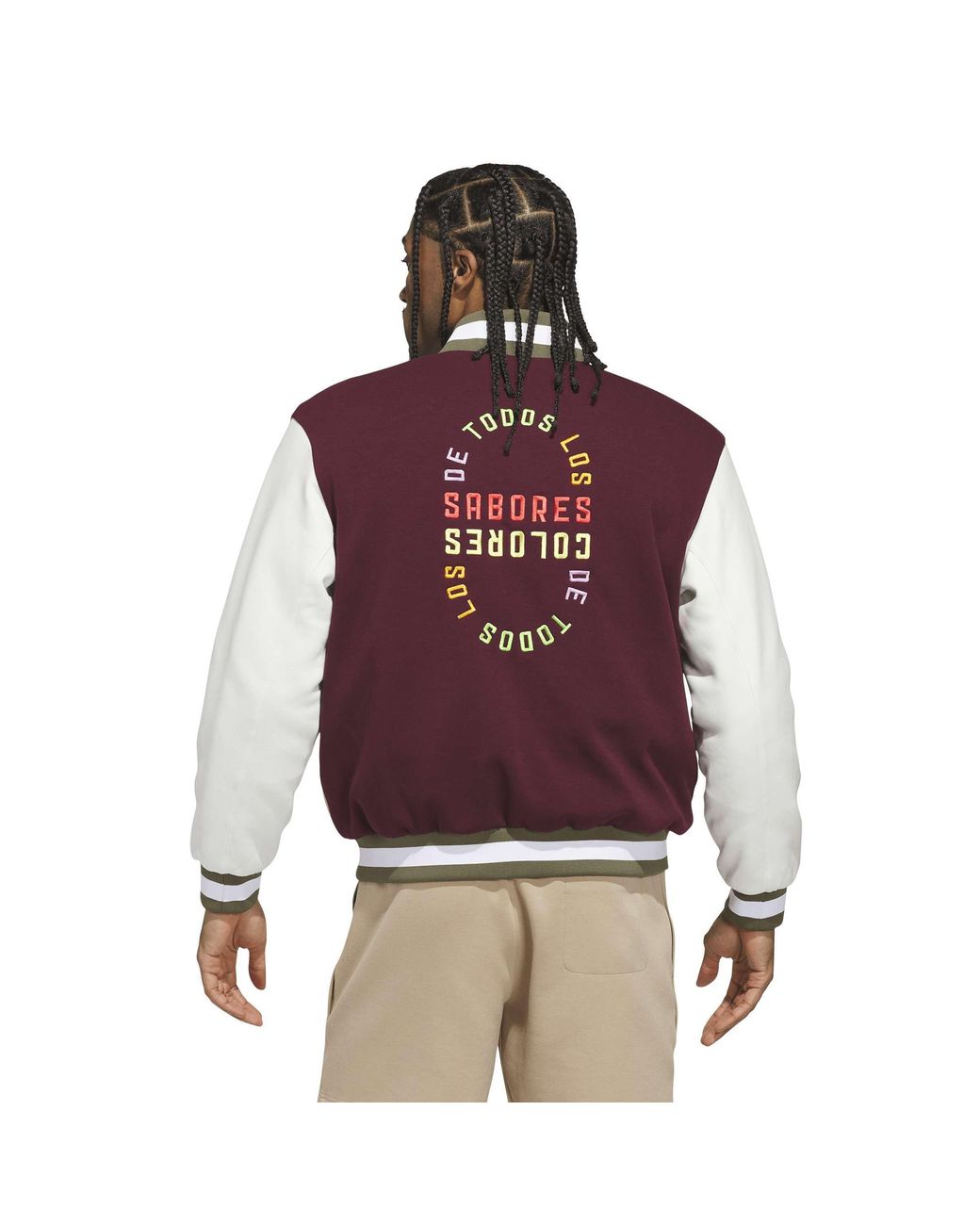 Adidas Brown Dugout Coaches Windbreaker for men
